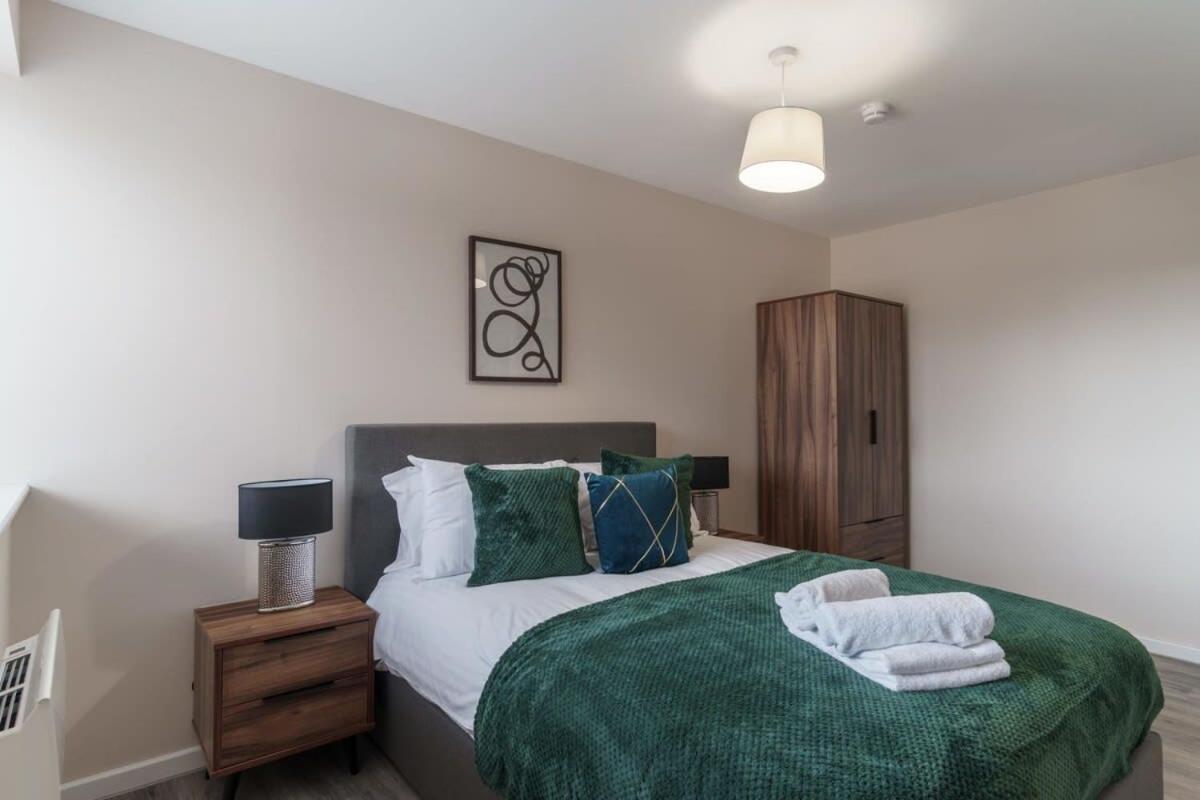 Bright 2 Bed Apartment Manchester - Sleeps 4 Exteriér fotografie